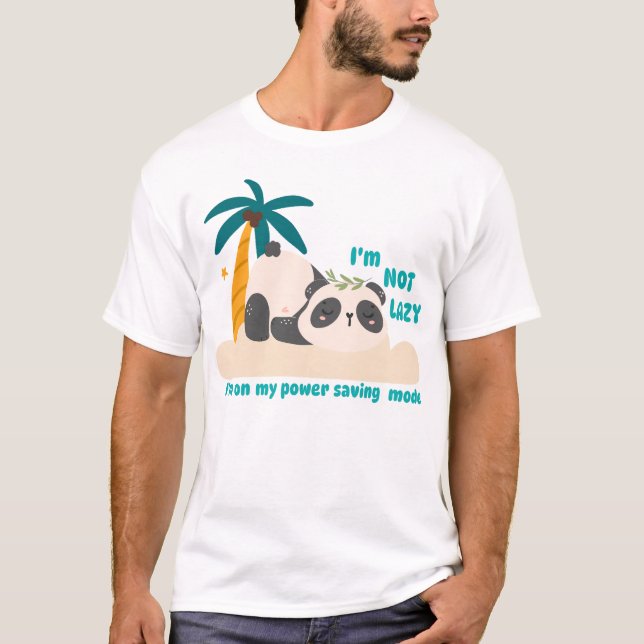Söt lat mask t shirt (Framsida)