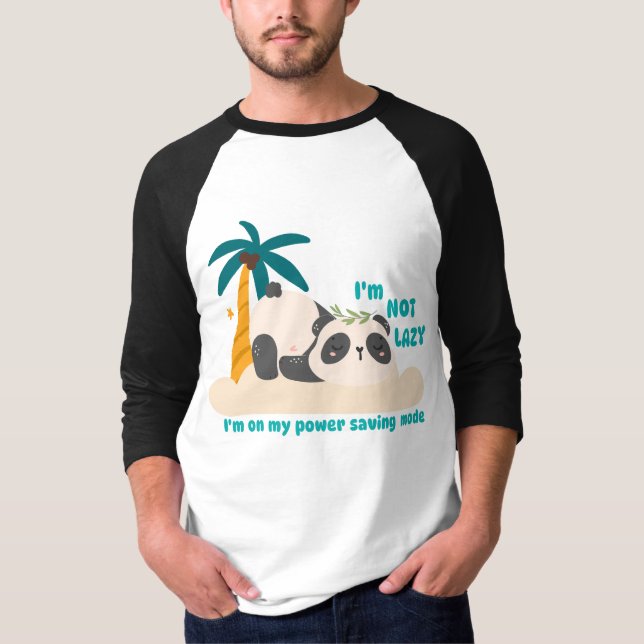 Söt lat mask t shirt (Framsida)