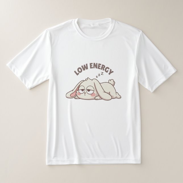 Söt lat maskin t shirt (Laydown)