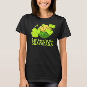 Söt Lat Sköldpadda Älskar Shavasana Och Yoga T Shirt