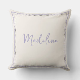 Söt Lavender and Creme Personlig Pillow Kudde