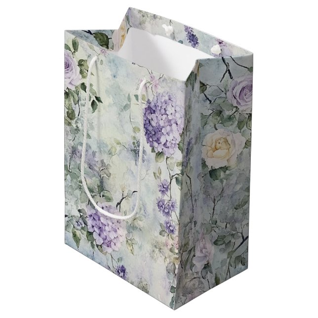 Söt Lavender Cream Ro Flowers Möhippa (Framsidan Vinklad)