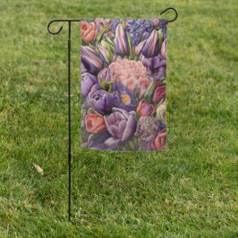 SÖT LAVENDER LILA PEONIES & TULIPS