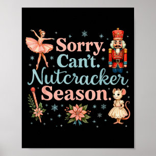 Söt ledsen kan inte nötkross säsong kostym, jul poster