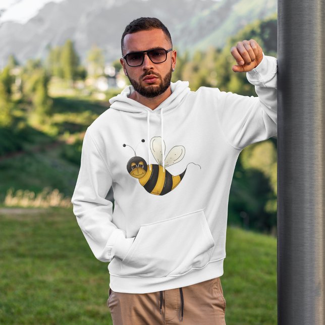 Söt Leende Bihuvtröja Hoodie (Skapare uppladdad)