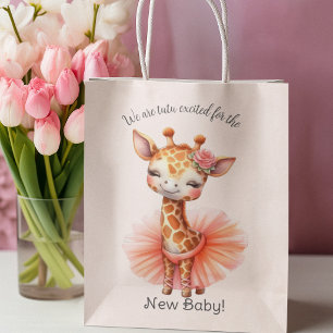 Söt leende giraff ballerina tutu ny bebis