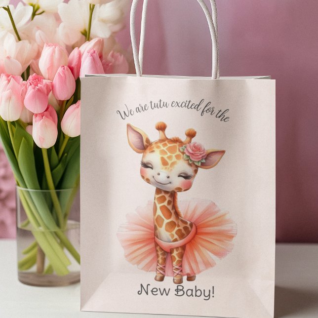Söt leende giraff ballerina tutu ny bebis (Skapare uppladdad)
