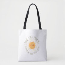 Söt leende sol Totebag