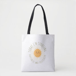 Söt leende sol Totebag Tygkasse