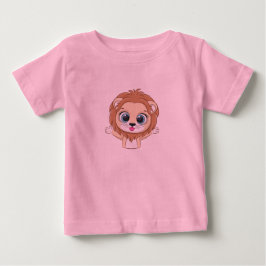 Söt Lejon Baby T-Shirt