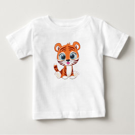 Söt Lejon Baby T-Shirt