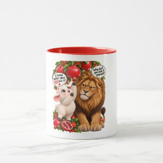 Söt Lejon & Lamm Mugg