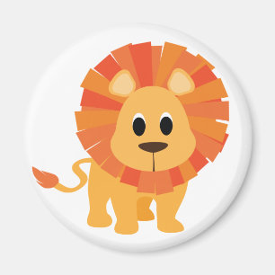 Söt Lejon Magnet