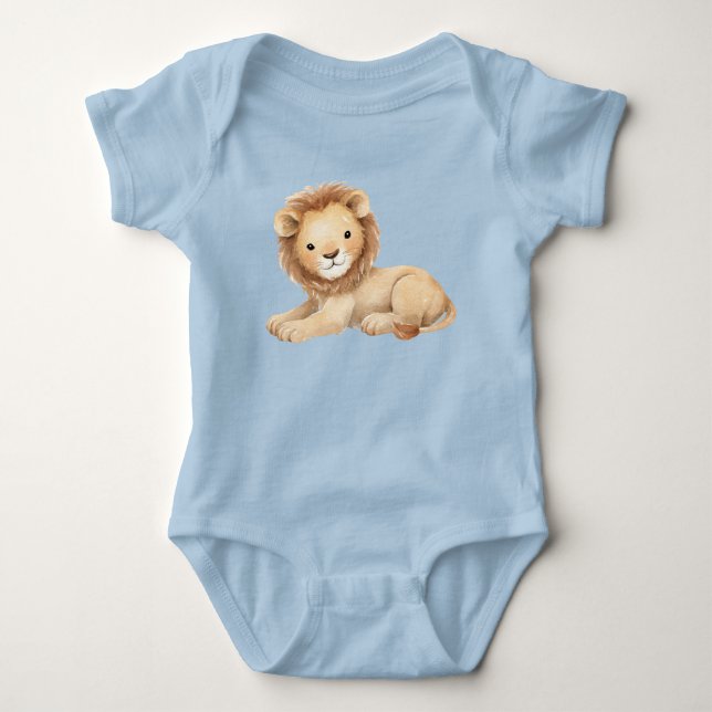 Söt Lejon T Shirt (Framsida)