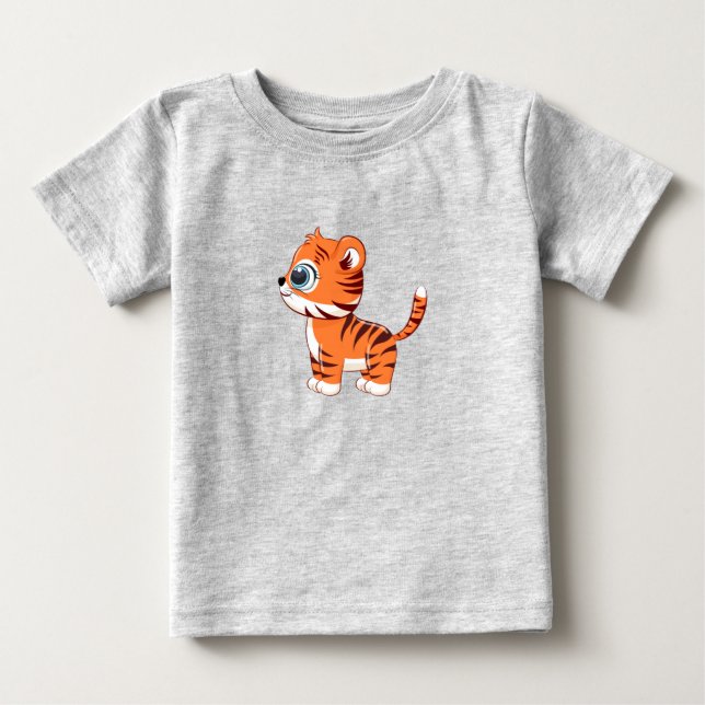 Söt lejonbaby t-shirt (Framsida)