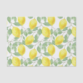 Söt Lemon Mönster Tissue/Craft Papper