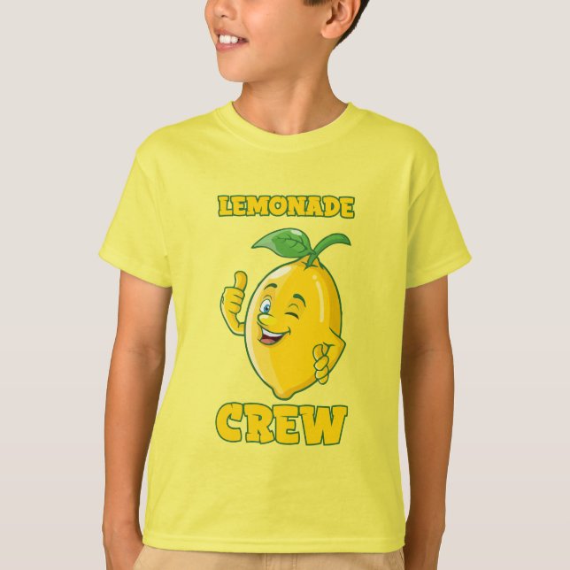 Söt lemonad besättning ord konst t shirt (Framsida)