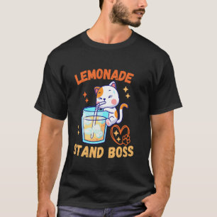Söt Lemonadstånd Boss Citron Älskare Juice Sommar T Shirt