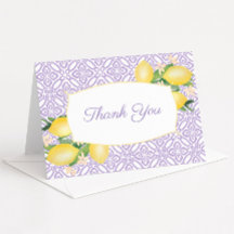 Söt Lemons Lilac Lila Baby Shower Photo