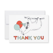 Söt Lento Födelsedag Tack Kort