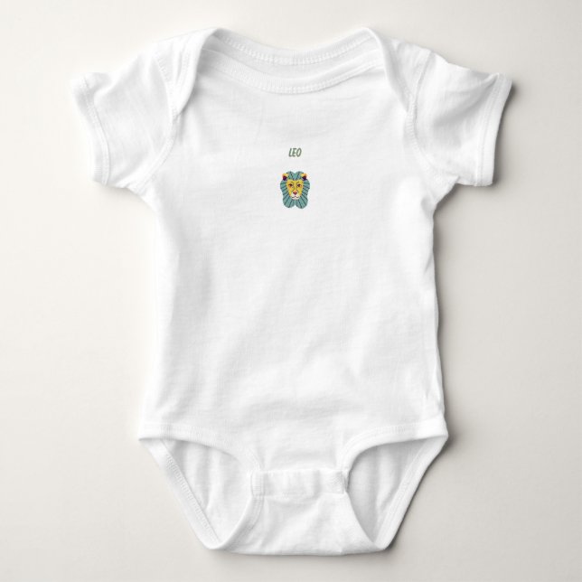 Söt Leo, stjärntecken, stjärnbildstryck T Shirt (Framsida)