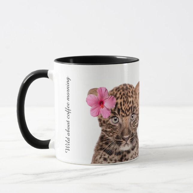 Söt leopard kaffekopp  (Vänster)