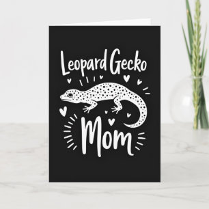 Söt Leopardgecko Mamma-kort Kort