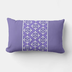 Söt Lila Fleur de Lis Pillow Lumbarkudde