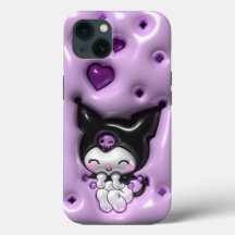 Söt lila gotisk estetisk mobilskal 💜✨