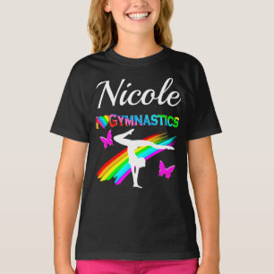 SÖT LILA GYMNASTICS GIRL DESIGN T SHIRT