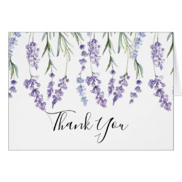 Söt, Lila Lavender Blommigt OBS Kort