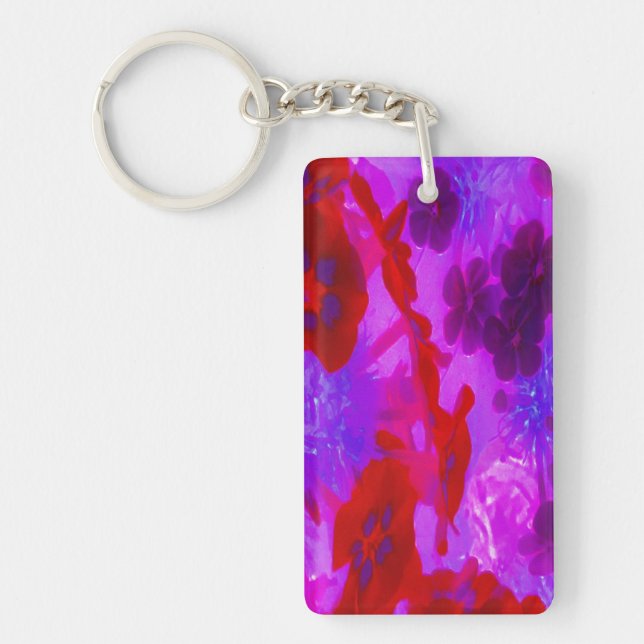 Söt Lila och Red Garden Phlox Flowers (Framsidan)