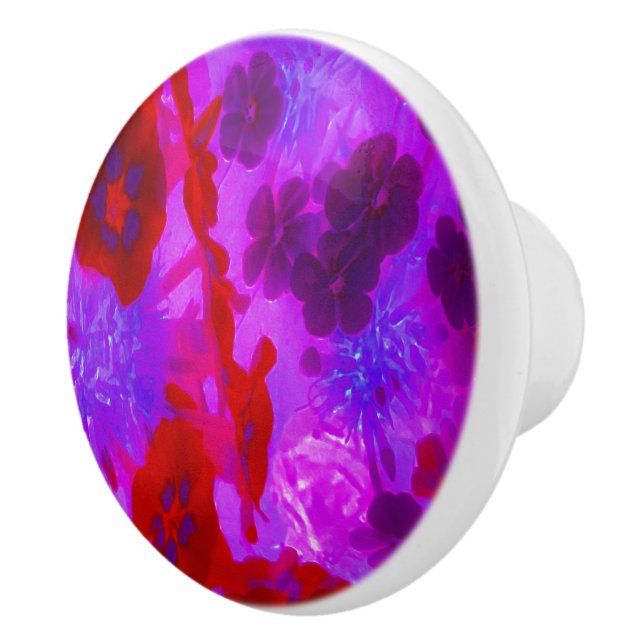 Söt Lila och Red Garden Phlox Flowers Knopp (Höger)