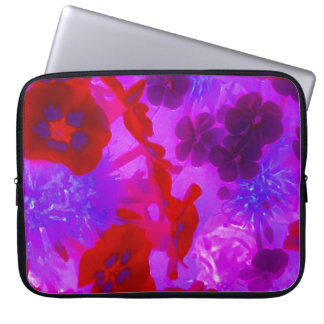 Söt Lila och Red Garden Phlox Flowers Laptop Fodral