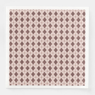 söt lila och rosa mönster poster pappersservett