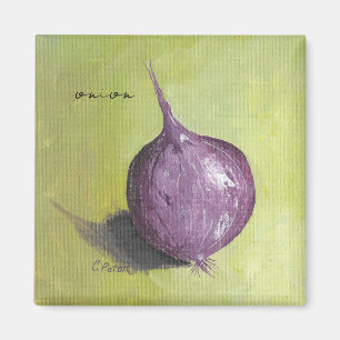 Söt Lila Onion Anpassningsbar Magnet