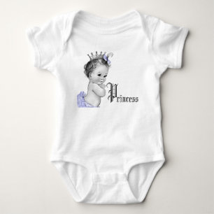 Söt lila prinsessa-barnflickas tröjor
