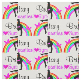 SÖT LILA RAINBOW GYMNASTICS FABRIC TYG