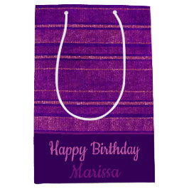 Söt Lila Rosa Distress Rand Mönster