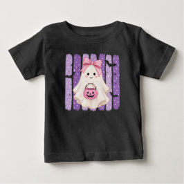 Söt lila spök Halloween T-shirt för barn