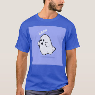 Söt lila-spöke av ogillande t shirt