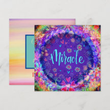 Söt Lila Whimsique Miracle Motivational