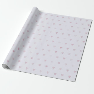 Söt Lilac Hearts Presentpapper