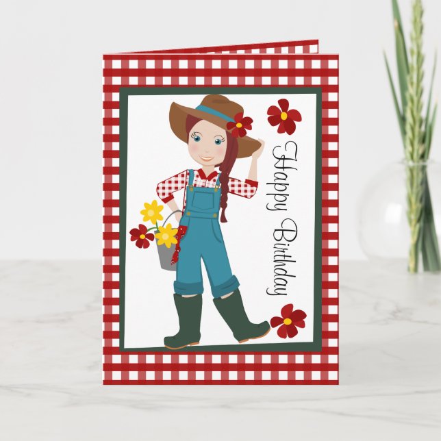 Söt Lil'Farmer Kort (Framsida)
