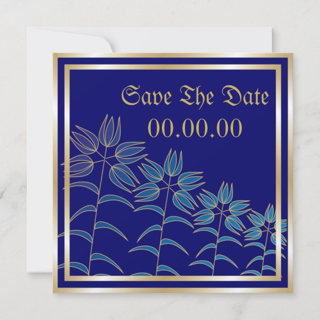 Söt Lilies Spara datum meddelande (Framsida)