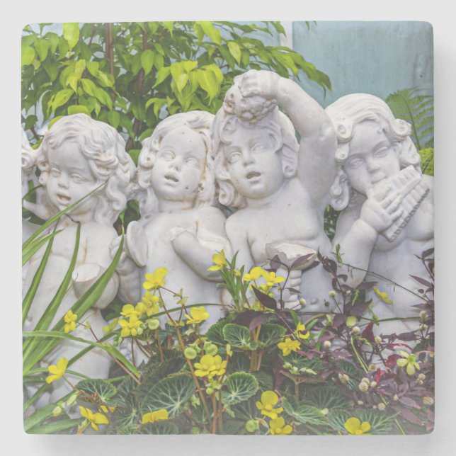 Söt lilla änglar.. stenunderlägg (Framsidan)