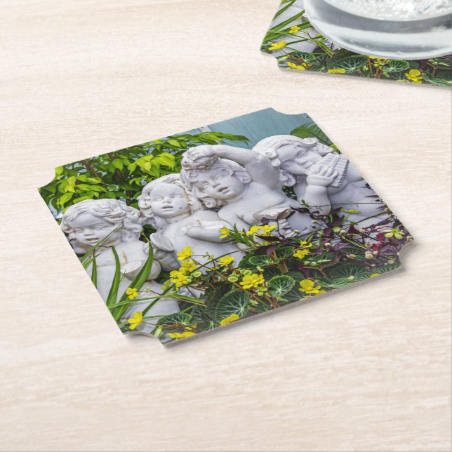 Söt lilla änglar.. underlägg papper (Vinklad)