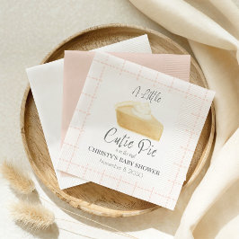 Söt lilla baby baby shower servetter – höstfest bo