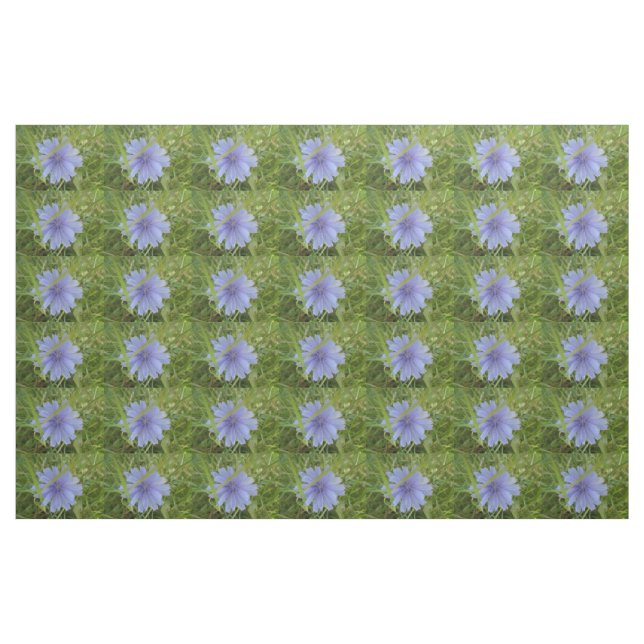 Söt, lilla blå Lila Flower Fabric Tyg (Fat Quarter)