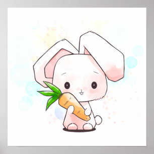 Söt lilla Bunny Poster